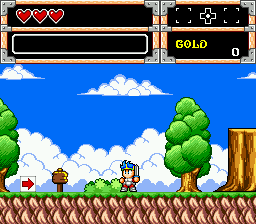 Скриншот игры Wonder Boy in Monster World